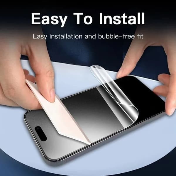 Hydrogel-skjermbeskytter for iPhone 15, klar, matt, hydrogelfilm iPhone 15 Hydrogel Film