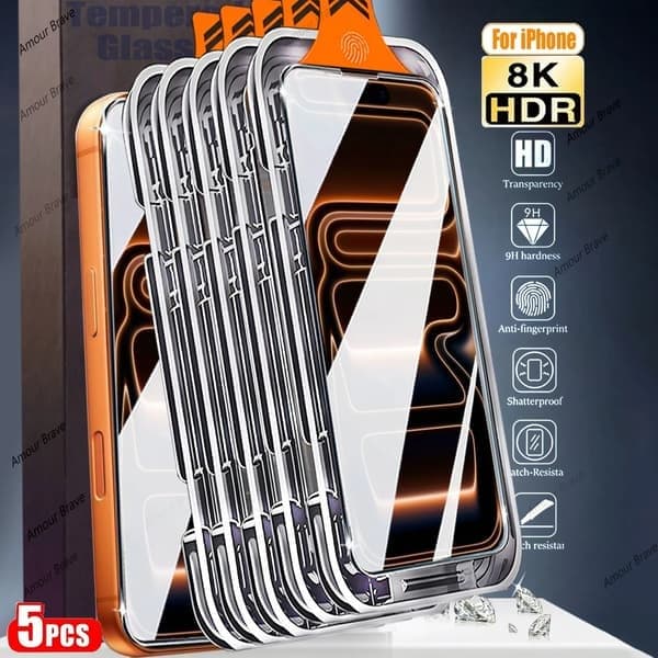 Skjermbeskytter for iPhone 11 Pro, 5 deler iPhone 11 Pro 5 Pieces