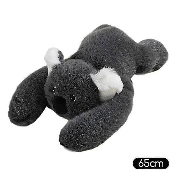 Vægtede tøjdyr til børn og voksne, krammepude til angstlindring og søvnstøtte, koala, størrelse 65 cm Koala 65cm