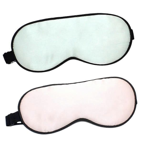 Sovmask Barn Ögonmask Sovmask Enfärgad Lätt Bekväm Ljusgrön Rosa 2-pack