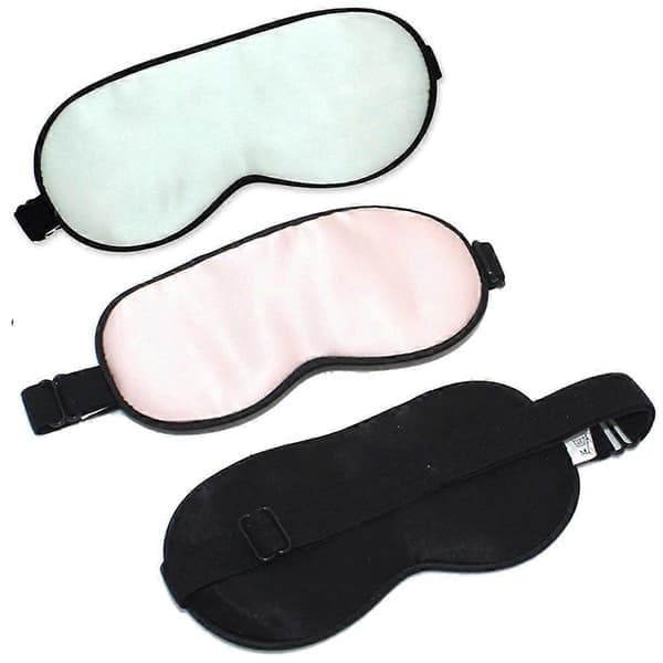 Sovmask Barn Ögonmask Sovmask Enfärgad Lätt Bekväm Ljusgrön Rosa 2-pack