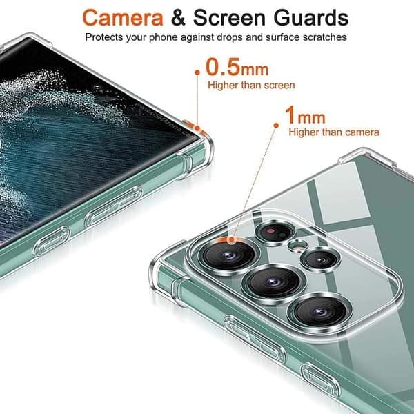Gjennomsiktig mobildeksel for Samsung Galaxy S20 Plus, TPU-deksel S20 Plus TPU Case