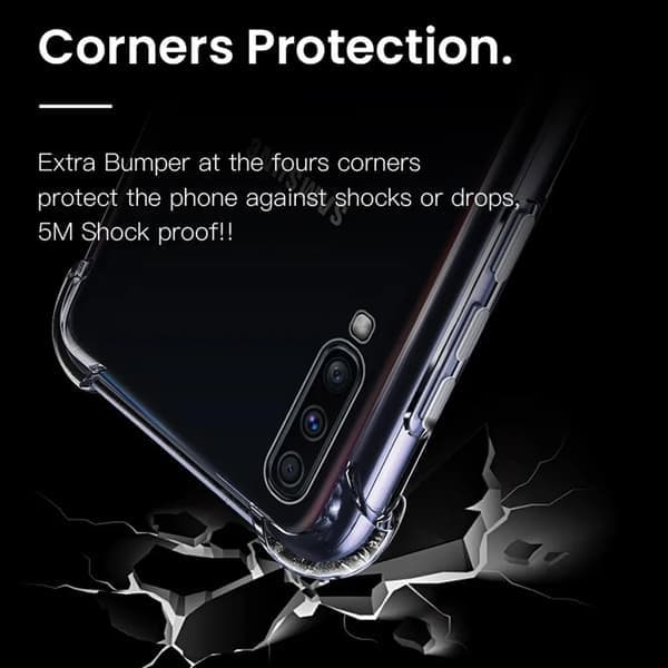 Silikone cover til Samsung A54, stødsikkert, TPU Samsung A54