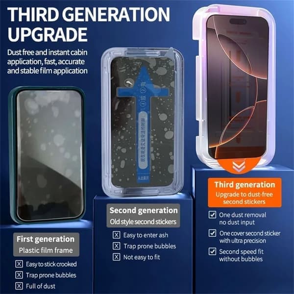 Skjermbeskytter for iPhone 14 Pro, 3 deler For iPhone 14 Pro 3 Pieces