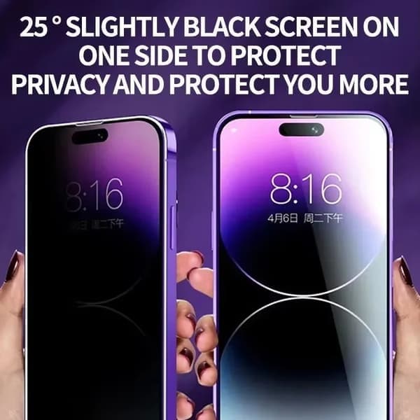Hærdet glas skærmbeskytter til iPhone 15 Pro Max, Privacy, High Definition For iPhone 15Pro Max High Definition