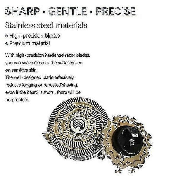 3 stk. HQ9 Erstatningsbarberhode for Philips Barbermaskin HQ9090 - Barberblad