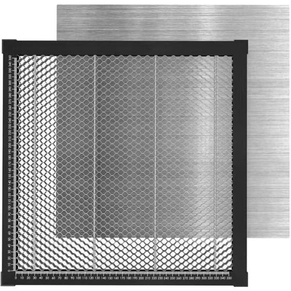 400 x 400 mm bikube laserbord med målefunksjon for CO2/diode/fiber graveringsmaskiner