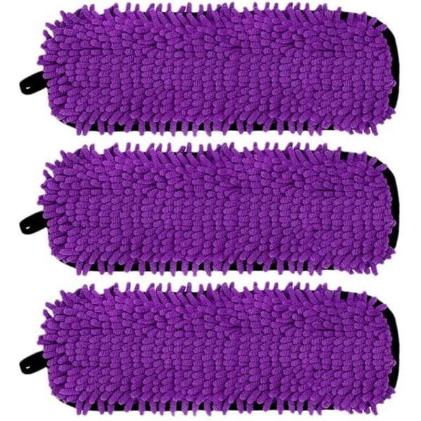 Sett med 3 gjenbrukbare erstatningsputer kompatible med Swiffer PowerMop, mikrofiberputer for Swiffer 15\" spraymopp, vaskbare PowerMop-puter brukt til.