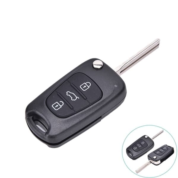 Nøkkelhus 3 knapper for Hyundai I20 I30
