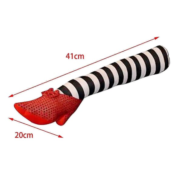 1 par Wicked Witch Legs Prop Halloween Witch Prop för trädgårdsdörr Halloween