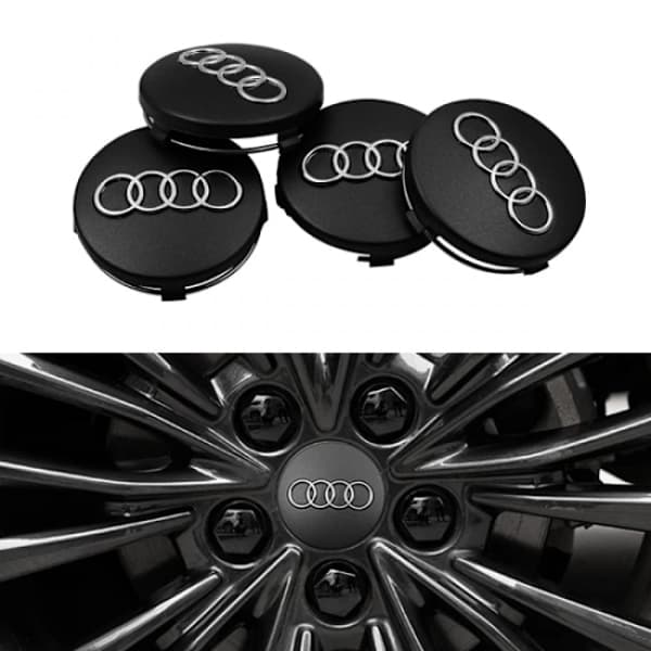 4-pack - Audi navkapslar för fälgar - Bil 60 mm