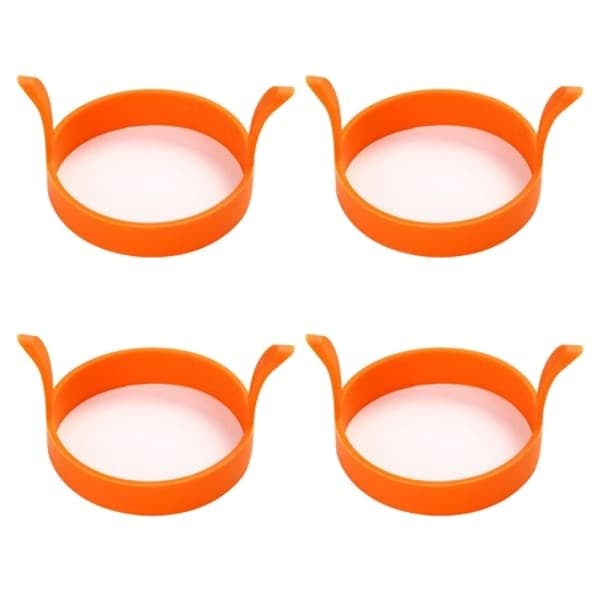 Silikon-eggeringer for stekte egg, non-stick eggkoking