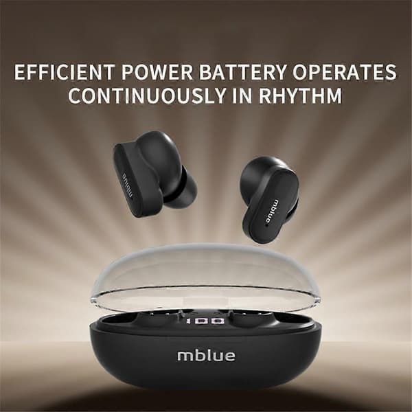 Typ C MBLUE AR01 TWS Bluetooth 5.4 Hörlurar Låg Latens Trådlös Musik Samtal In-Ear Headset