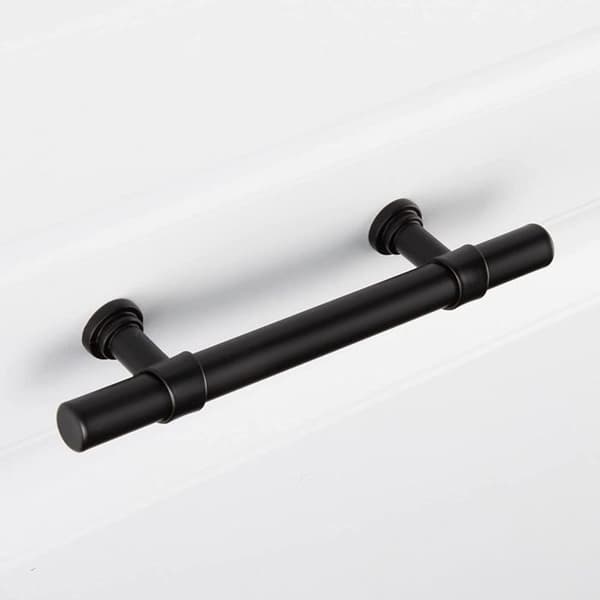 Sæt med 10 matsorte møbelgreb - 128 mm center-til-center afstand (192 mm længde)