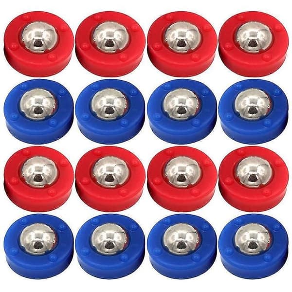 Sett med 24 mini shuffleboard-ruller, erstatningstilbehør for shuffleboard- og curlingbord