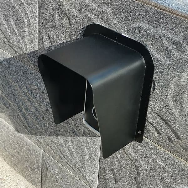 Universal lufttæt metallåg - Sort - 3,5×5×2 tommer - Pakke med 2