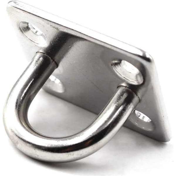 ee M8 Kraftig Loft Vægmonteringskrog Anker Øjeplade 304 Rustfrit Stål 5/16\" 8mm (4 stk.)