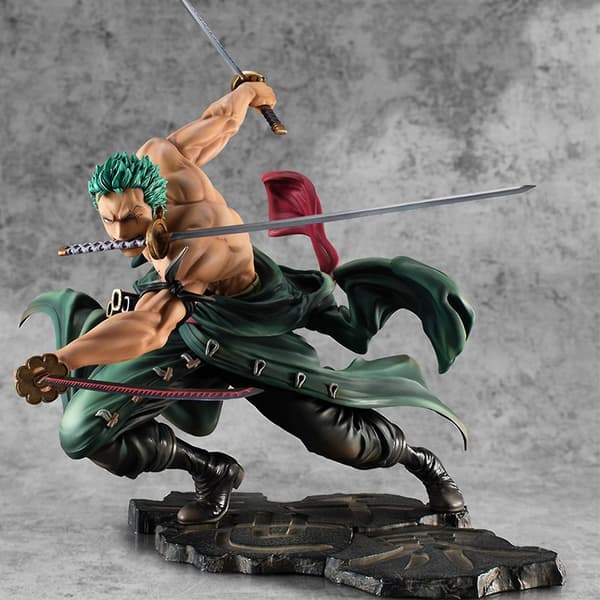 Roronoa Zoro Anime Action Figur Staty Samlarobjekt Modell Leksak Barn Pvc One Piece