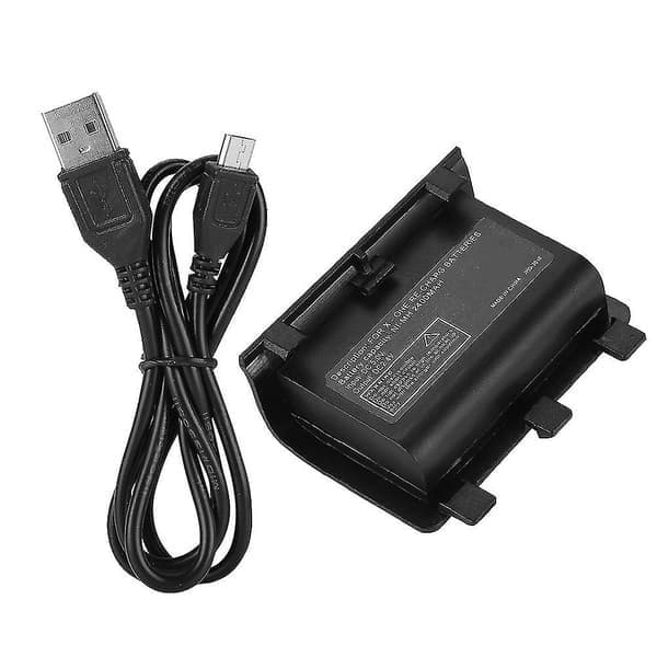 Oppladbart batteri 2400MAH kompatibelt med Xbox ONE spillkontroller - YM [DB]