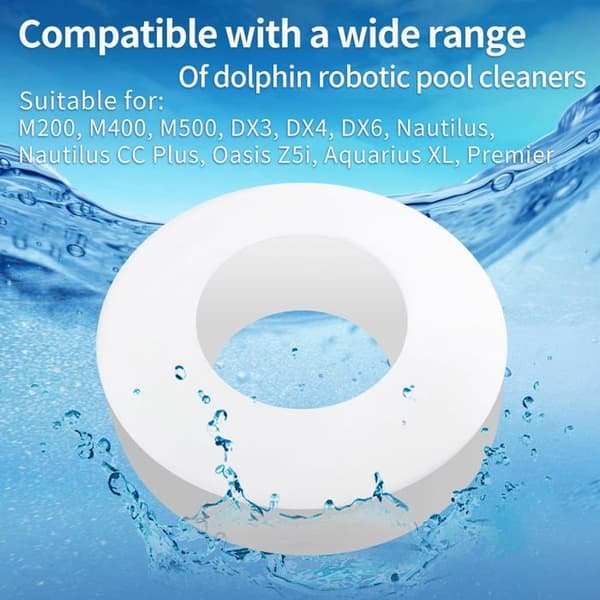 Sæt med 4 klatreringe/hjul 6101611 til Maytronics Dolphin robotpoolrenser