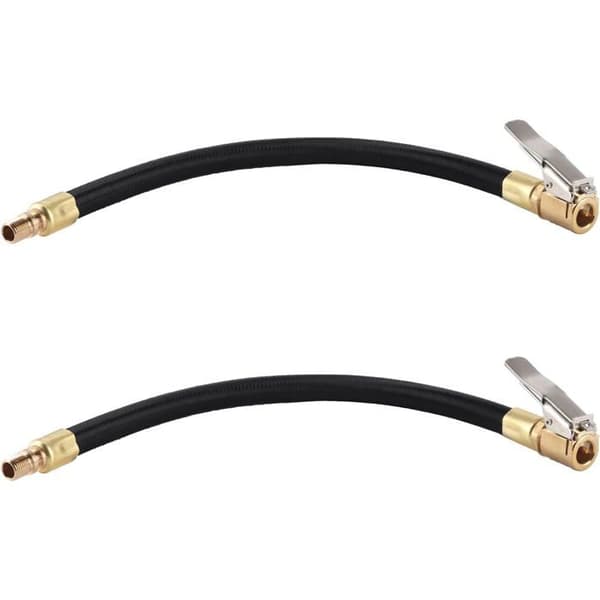 30 cm koppar snabbklämma däckventil förlängningsrör - 300 psi - 5/16 tum x 32 TPI gänga