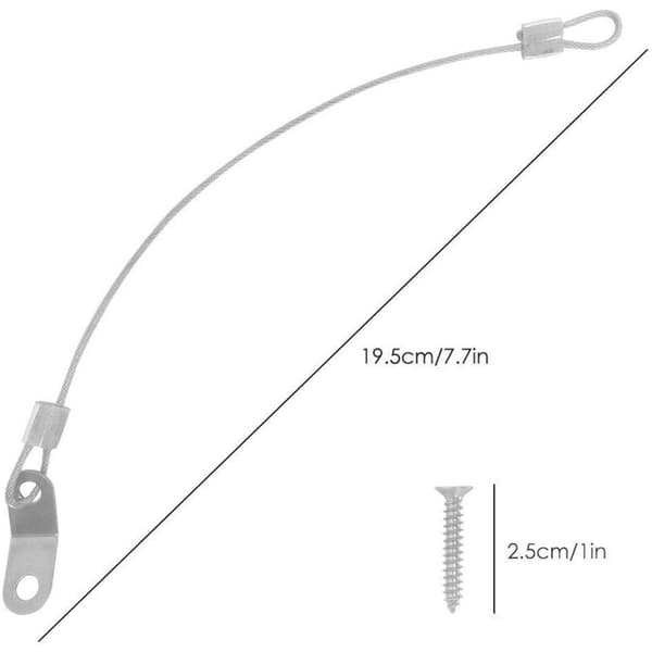 Sæt med 4 quick-release stifter, 6,3 mm – 316 rustfrit stål – Samlet længde 51 mm – Effektiv længde 40 mm