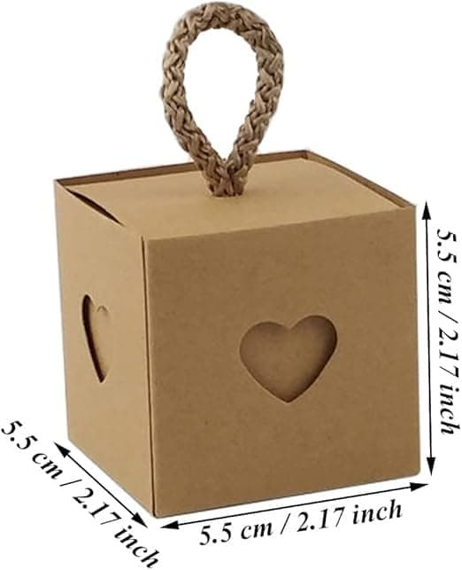 Presentförpackningslåda, 30 st bröllopsfestlådor, present i kartong
