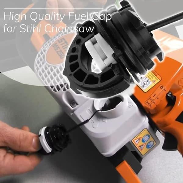 Sæt med 2 kompatible Stihl MS171 MS181 MS200 MS210 MS230 olie- og brændstoftankdæksler