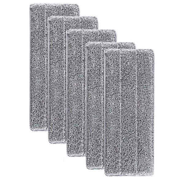Superabsorberende mopphode-refiller - Vaskbar mikrofiber husholdningskosthode rengjøringspute (5 stk)