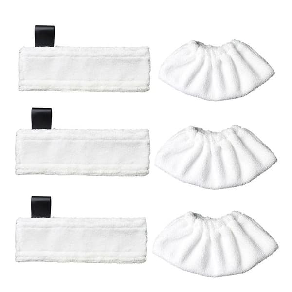 Pakke med 6 udskiftelige mikrofiberklude til Kärcher EasyFix SC2/SC3/SC4/SC5 damprenser