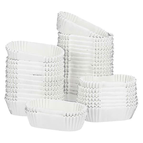 1000 stk. ovale kakekopper engangs bakekopper bakekopp innpakningspapir båtformede kakekopper for kaker muffins[HhhhS]