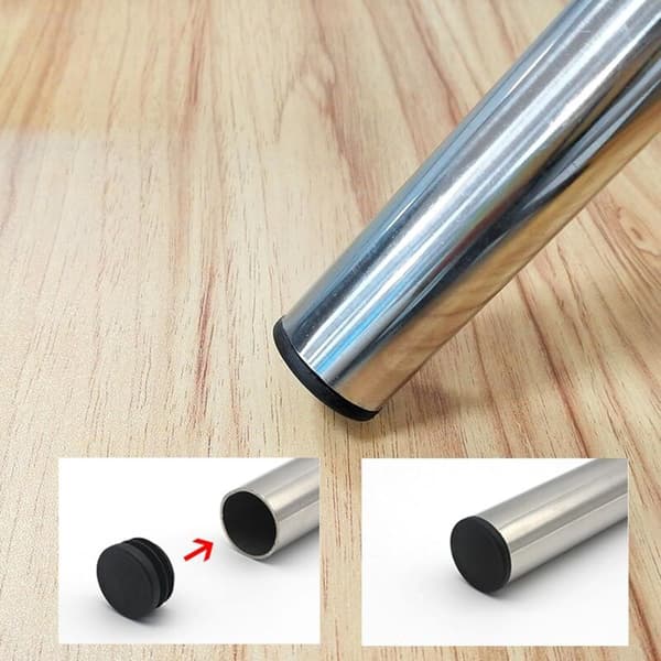 25 mm stolbenhetter, 50 stk, runde rørhetter, runde rørhetter, runde rørhetter, runde innstikkhetter, stolbenhetter, stolpehetter