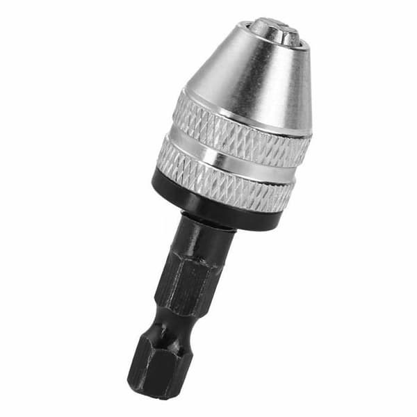 6,5 mm borepatronadapter til 0,3–3,6 mm sekskantede skruetrækkere —