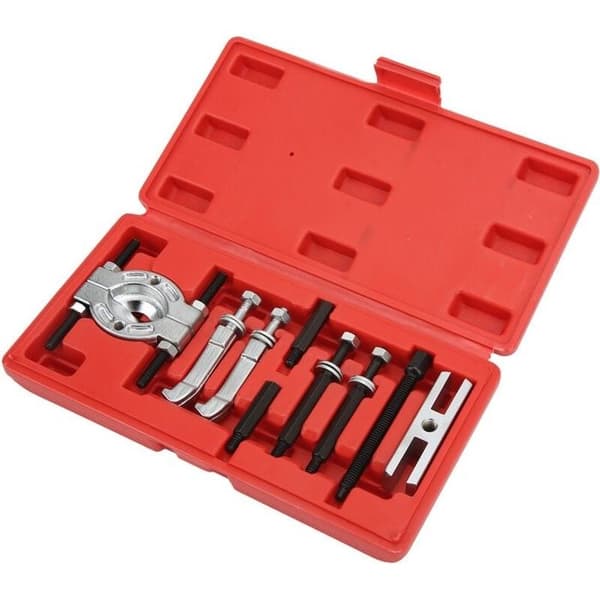 9-dels lagertrekkersett - 15–58 mm separator - 50 mm klør - ABS-koffert