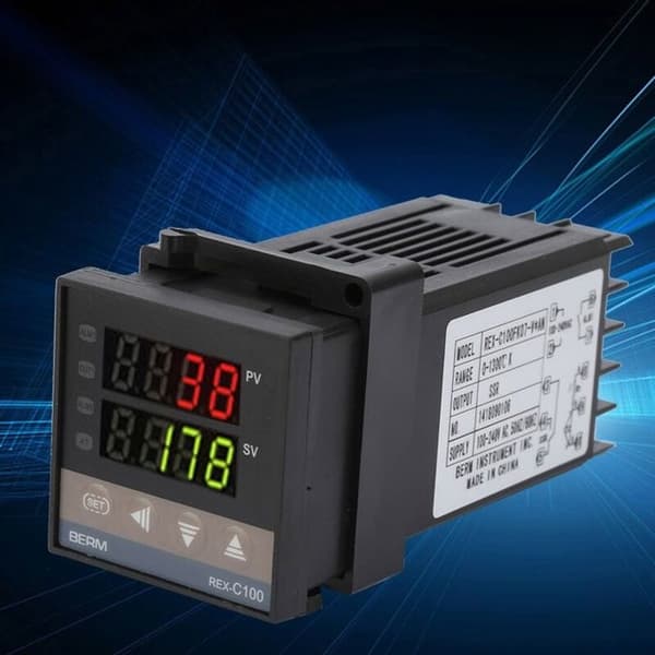 REX-C100 PID temperaturregulator, digital termostatsæt AC110V-240V, 0℃1300℃