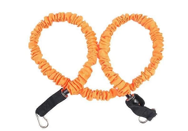 Modstandsbånd træningsbæltesystem, ben- og glute-træningsudstyr Bungee Cord (Gul 10lbs)