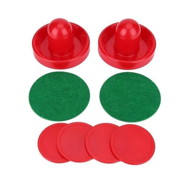 Hjemme Airhockey Sæt - Erstatningstilbehør med 4 Sorte Skøjter