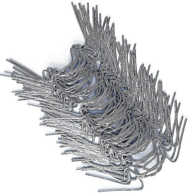 50 stk. rustfri drivhusglasclips i rustfrit stål Polycarbonatplade fastgørelsesclips Drivhus fastgørelsesklemmer W