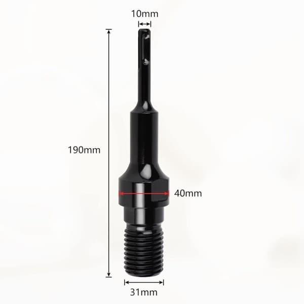 SDS PLUS-adapter for 1 1/4\" UNC diamantkjerneborekrone, adapter for kjernebormaskin