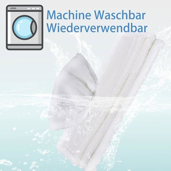 Pakke med 6 udskiftelige mikrofiberklude til Kärcher EasyFix SC2/SC3/SC4/SC5 damprenser