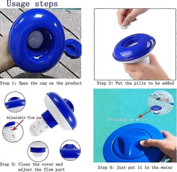 Klordispenser, strækbar klordispenser, flydende