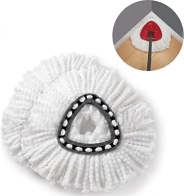 2 stk. Easy Wring Mopp Erstatning, Mikrofiber For Vileda