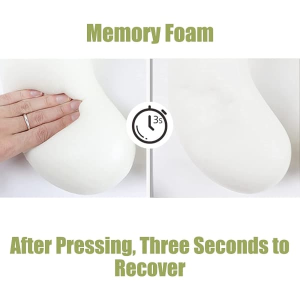 Søt reisepute for barn og voksne, ren memory foam