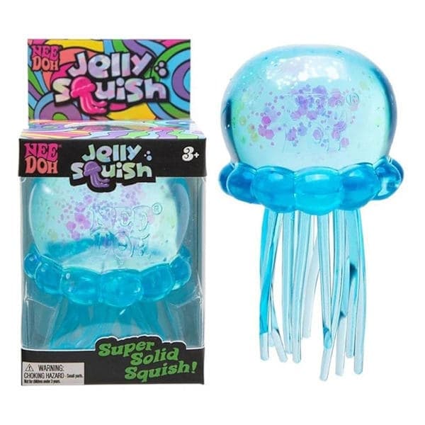 2 stk. NeeDoh Jellyfish Jelly Squish Stress Fidget Sensorisk Klemmelegetøj til Børn og Voksne 2pc