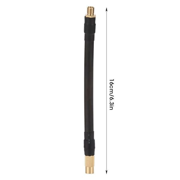 Pumpförlängningsslang Stil 16 cm - 6.3 tum (16 cm) - 90° Handsfree-chuck - Läckagesäker kopparventil