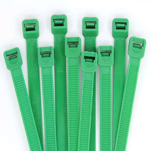 Genanvendelige kabelbindere, pakke med 100 - 25 cm - 7,6 mm - 55 kg