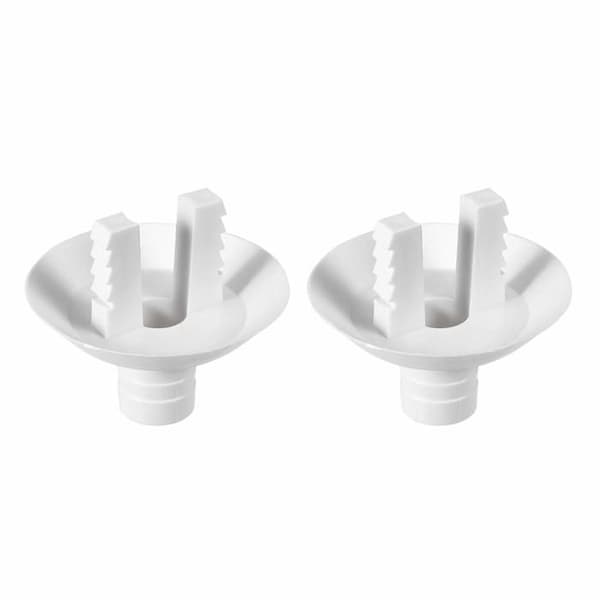 Dräneringsböj för luftkonditionering 27-28 mm, 2-pack - kompatibel med mini-split och bärbara enheter