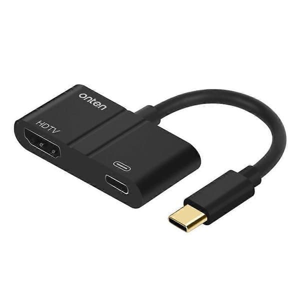 ONTEN OTN-9592A Type-C til HDMI-omformer 4K 60Hz utgangsadapter for skjermspeiling av bærbar PC/telefon
