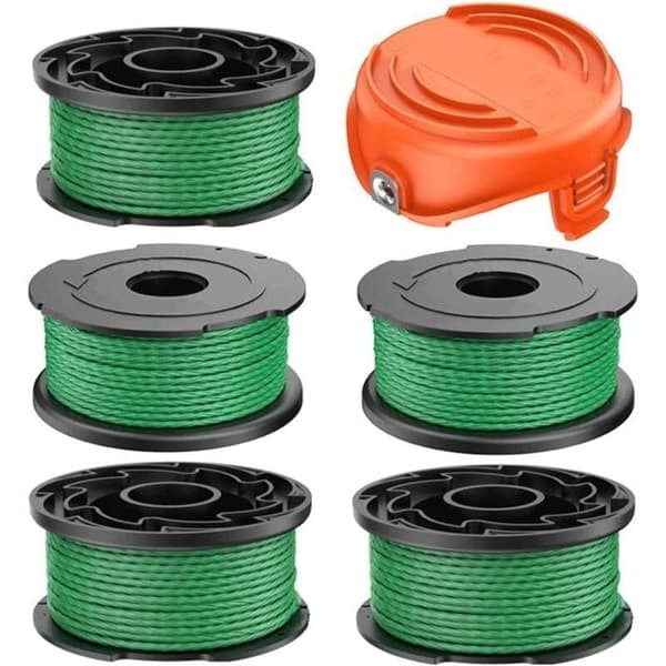 2,0 mm 6,1 m (5+1) trådspoler kompatible med Black & Decker A6486 GL7033 GL8033 GL9035