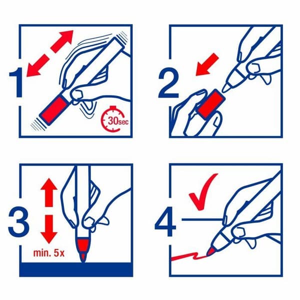 Malingstusch 1 pen - grøn - 1-2 mm rund spids - dækkende lakblæk